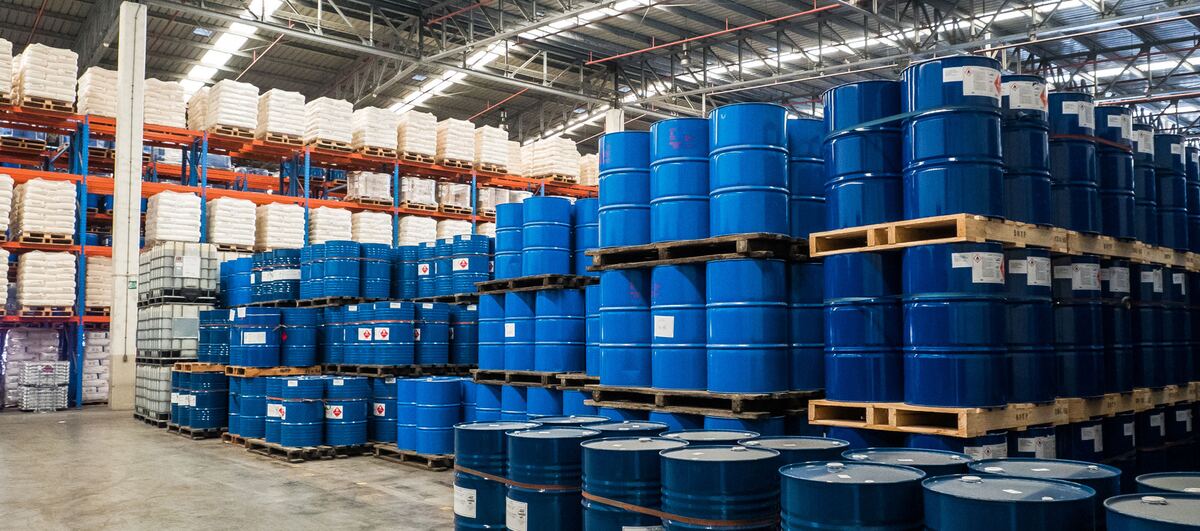 Oman Chemical Central Warehouse Facility Centralized chemical warehouse and supply facility of Oman Chemical in Barka near Muscat